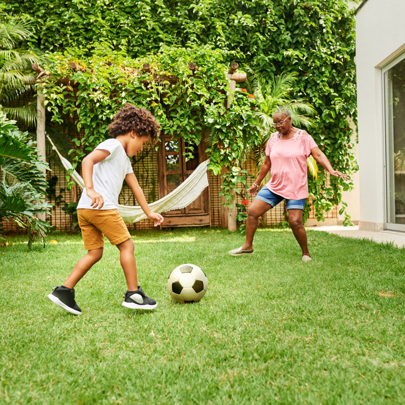 people playing with soccer ball